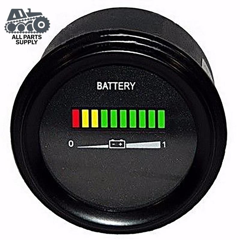 48V Battery Meter Indicator Round Fits For EZGO Club Car Golf Cart Forklift ATV