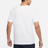 Nike Blumendruck Großes Logo Lässiges Sport-Rundhals-T-Shirt Herren Oberteile Weiß DV1215-100