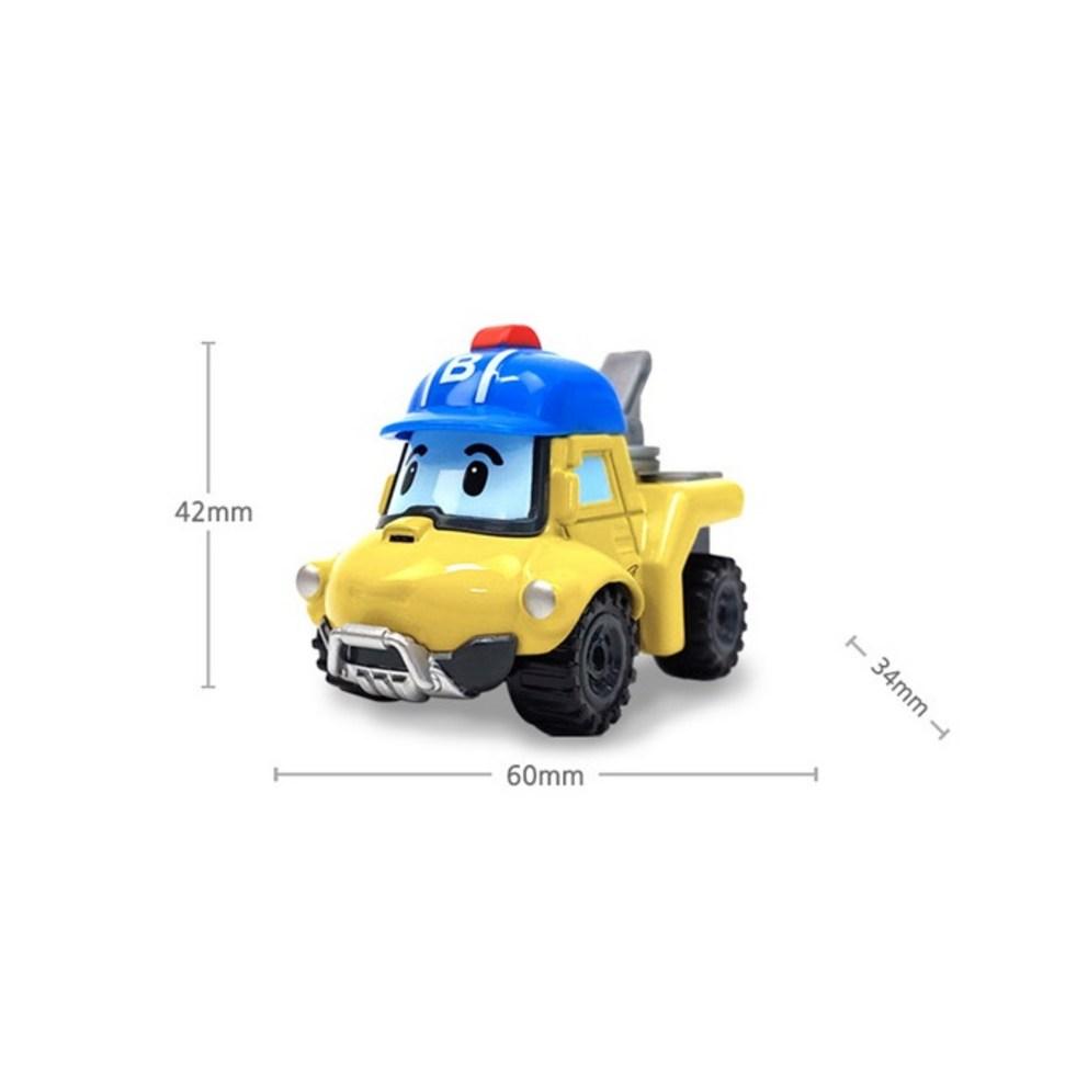 Robocar Poli Roi Visual Die-Casting Bucky Collectible Toy, Mixed Colors