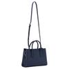 Michael Kors Bolso de Mano Pequeño para Mujer Ruthie RUTHIE de Piel de Vaca Saffiano con Logo Azul Marino