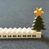 24-Day Christmas Countdown Calendar Starry Sky Christmas Tree Desktop Ornament Holiday Tabletop Decoration