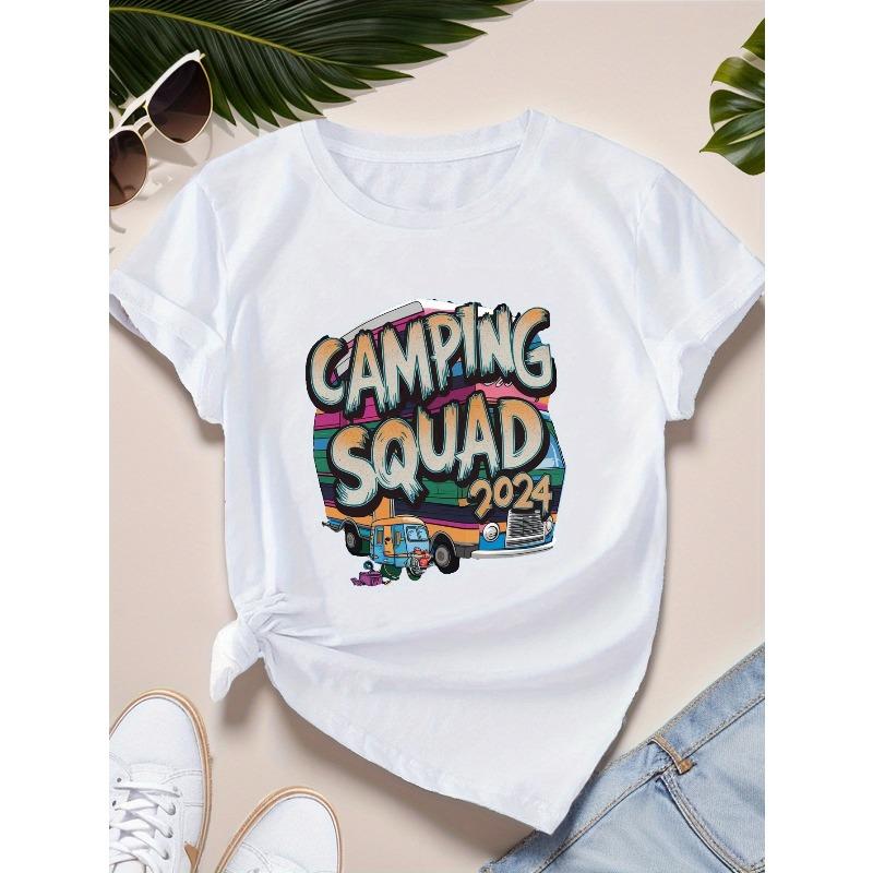 Adventure Camping Squad 2024 Women s Comfit T-shirt S белый