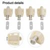 Wardrobes Bathroom Touch Latch Push To Open 4pcs/set ABS
