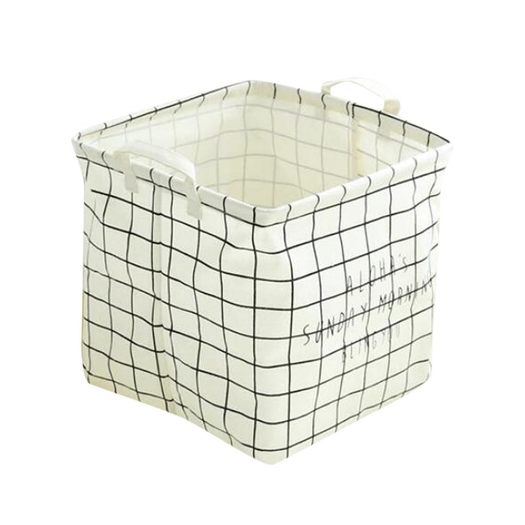 3 Kitchen Storage Basket With Handles, Laundry Hamper Toys Bucket