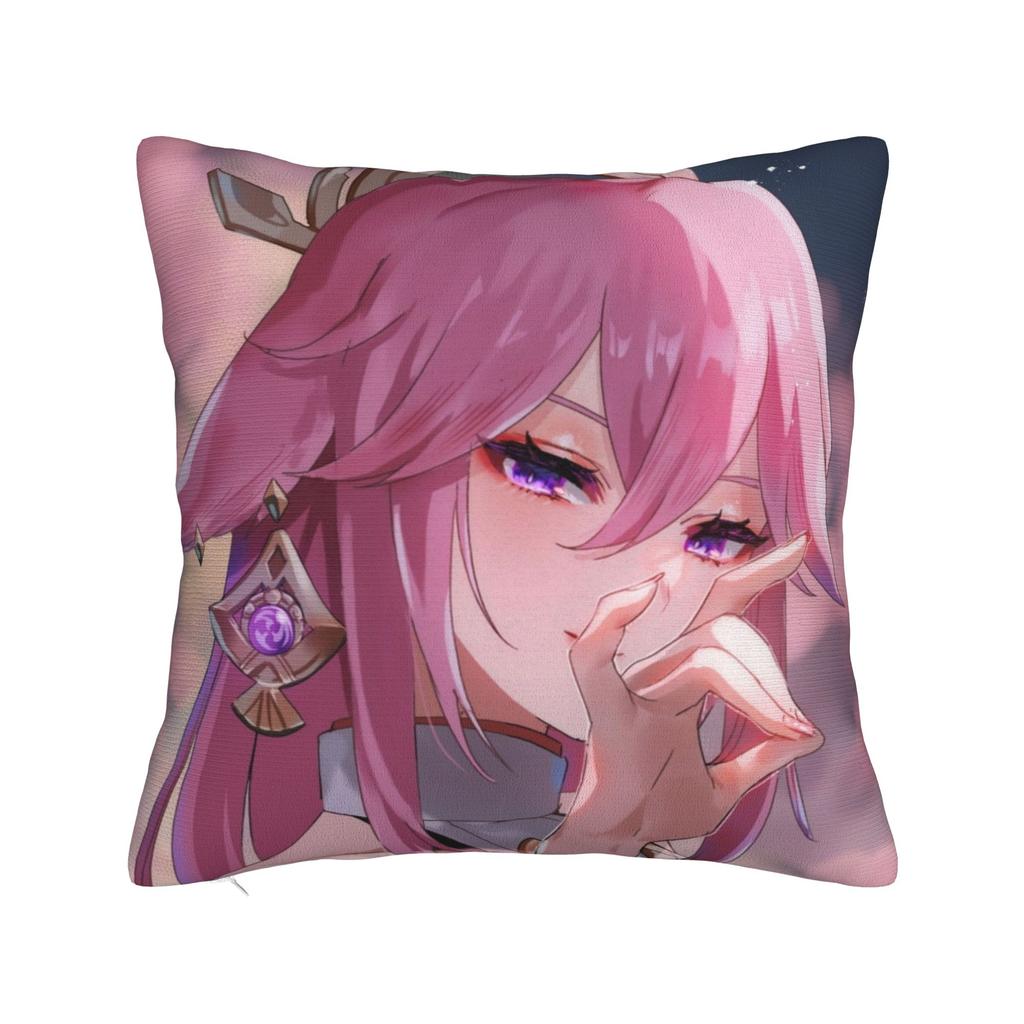 Furina Genshin Impact Waifu Pillowcase Double-Sided Printing Polyester Cushion Cover Decoration Pillow Case Cover Car Square