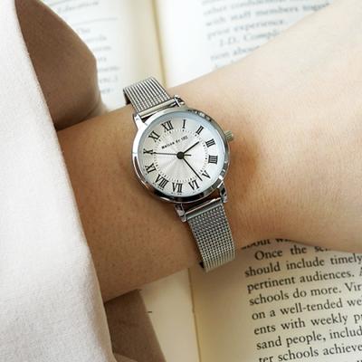 [MAISONDSHY] MAISONDSHY Women's Metal Round Roman Wristwatch MDS-402MSV