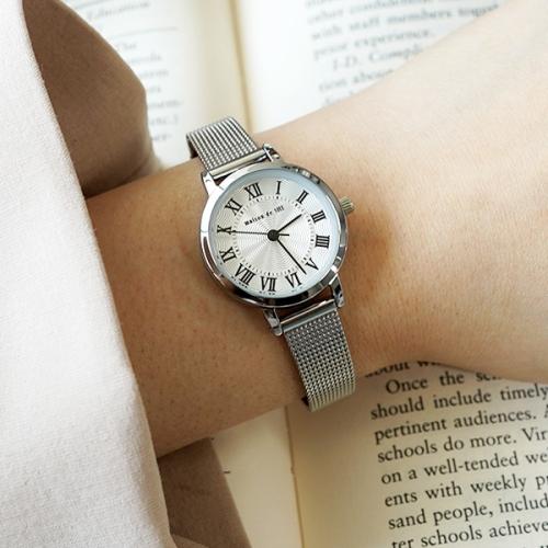 

[MAISONDSHY] MAISONDSHY Women s Metal Round Roman Wristwatch MDS-402MSV MDS-402MSV