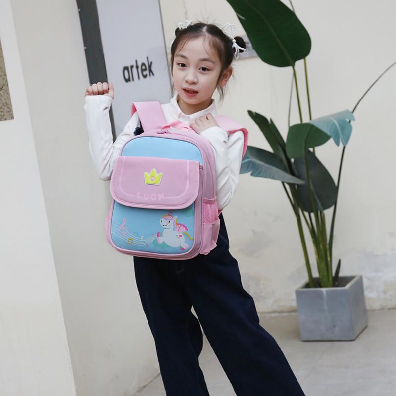 Adorable Cartoon Backpack For Kids Gender Neutral Spacious Design Ideal For School Use