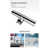Alastin White Fishing Rod Holders Stainless Steel 360 Degrees Rotation Clamp on Marine Hardware Adjustable Boat Accessories