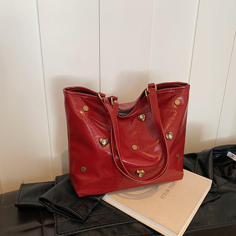 Einzigartige Umhängetasche mit großem Fassungsvermögen für Damen  vielseitige Tasche mit Retro-Design  trendige Tragetasche  neu