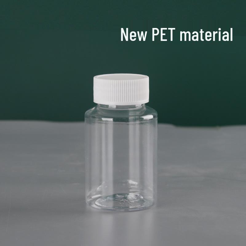 Wide Mouth Transparent Dispensing & Capsule Bottle