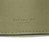 Used 9726 Mini Trifold Wallet CM437 7942 Current C Logo Khaki Green Polished Pebble Unused C Mark Moss Unisex from