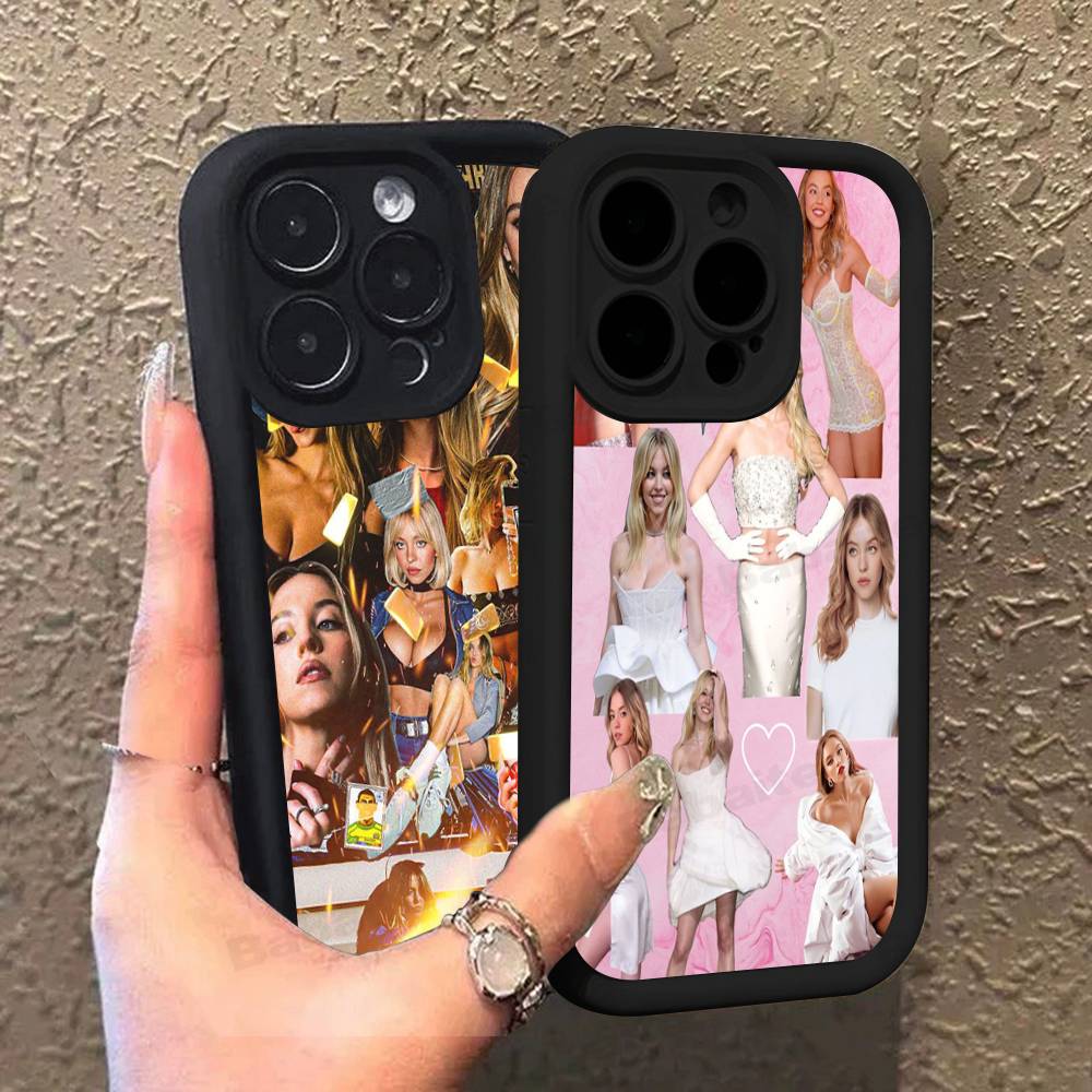 Singer Sydney S-Sweeney Phone Case For IPhone 17 16 15 14 13 12 11 Pro Max Silicone Back Cover