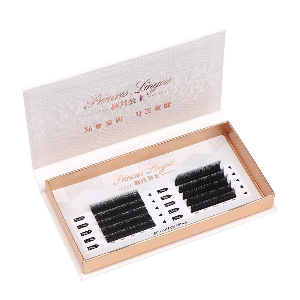 Fox Style Slanted False Eyelashes - Extended Thick European & American Style with Cartoon Fox Design