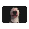 Starry Night Oil Painting Bull Terrier Carpet Mat Anti-Slip Rubber Backing Rug for Pet Lover Home Decoration Artistic Anime Rug