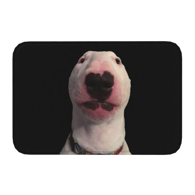 

Starry Night Oil Painting Bull Terrier Carpet Mat Anti-Slip Rubber Backing Rug for Pet Lover Home Decoration Artistic Anime Rug 40cm x 60cm