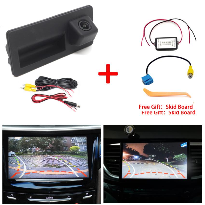 Car Trunk Handle Camera For Volkswagen For VW Passat Variat B6 B7 Wagon Sedan 2008~2015 CCD Night Visioin Rear View Camera