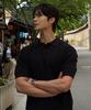 MINDBRIDGE Texture Modified Collar Short Sleeve Knit - 3 Colors