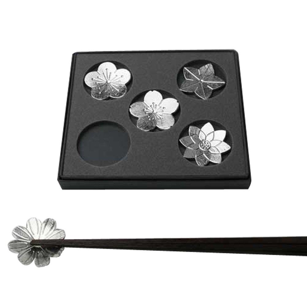 

Nousaku Chopstick rest Hanabana 5 pieces 501716 - - [100% tin]