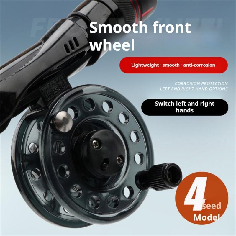 Plastic Construction Fishing Reel With Fast Release Spool One Button Disassembly Alloy Gear Fishing Reel Ergonomic