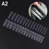 60Pcs Sandwich Nails Forms Nail Mold for Quick Nails Extension Plastic Nail Form Tools for Beginners Professionals Women