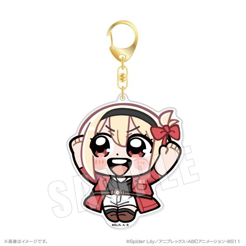empty Lycoris Recoil Bukubu Large Acrylic Keychain 05 Chisato Nishikigi Summer Uniform Ver Anime Character Keyring