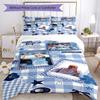 Haaland Bedding Set Breathable Duvet Cover with Pillowcases Decorative Bed Linen for Bedroom Home Decoration Birthday Gift
