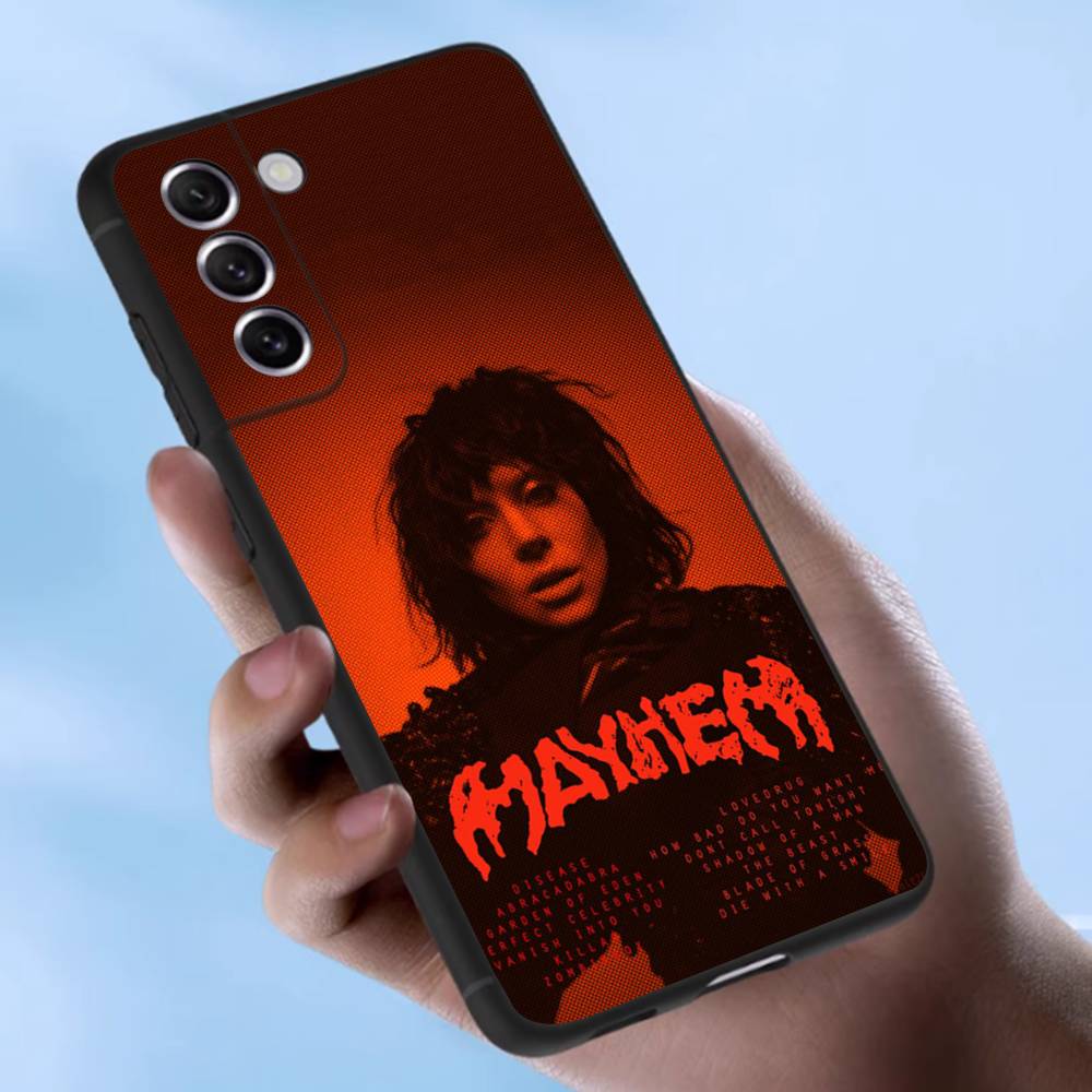 

Singer L-Lady Gaga Mayhem Case For Samsung Galaxy Case S25 S23 S22 S21 S30 S20 S10 Ultra Plus FE TPU Soft Cover Samsung S25