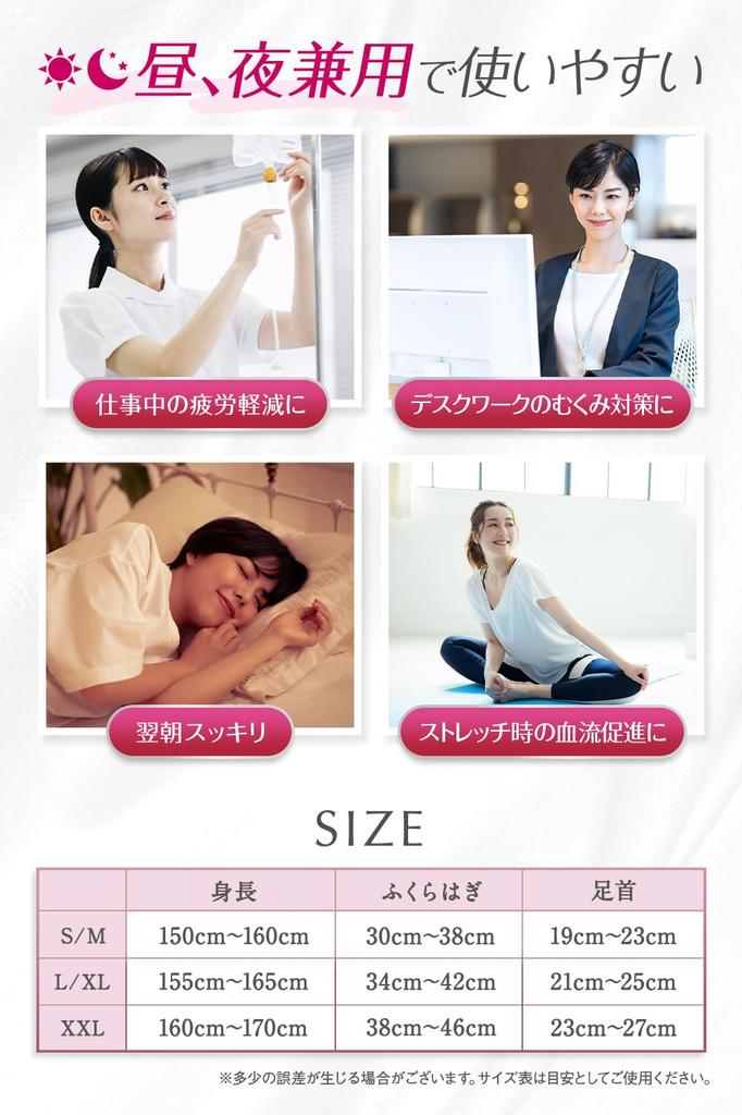 CILEM Compression Nighttime and Daytime Open Toe Calf Postpartum Sizes Women's Socks, Use, Support, Maternity, (Beige, S-M)