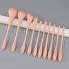 10pcs Small Slim Makeup Brushes Soft Bristle Set Powder Eyeshadow Blush Contour
