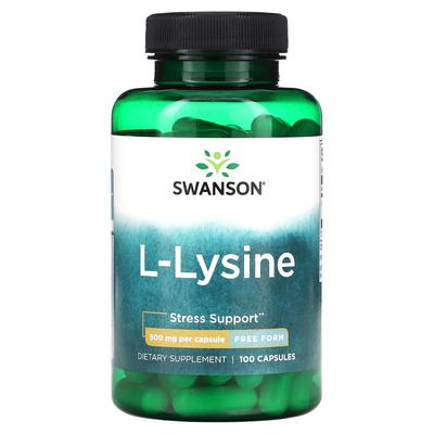 L-Lysine, 500Mg, 100 Capsules