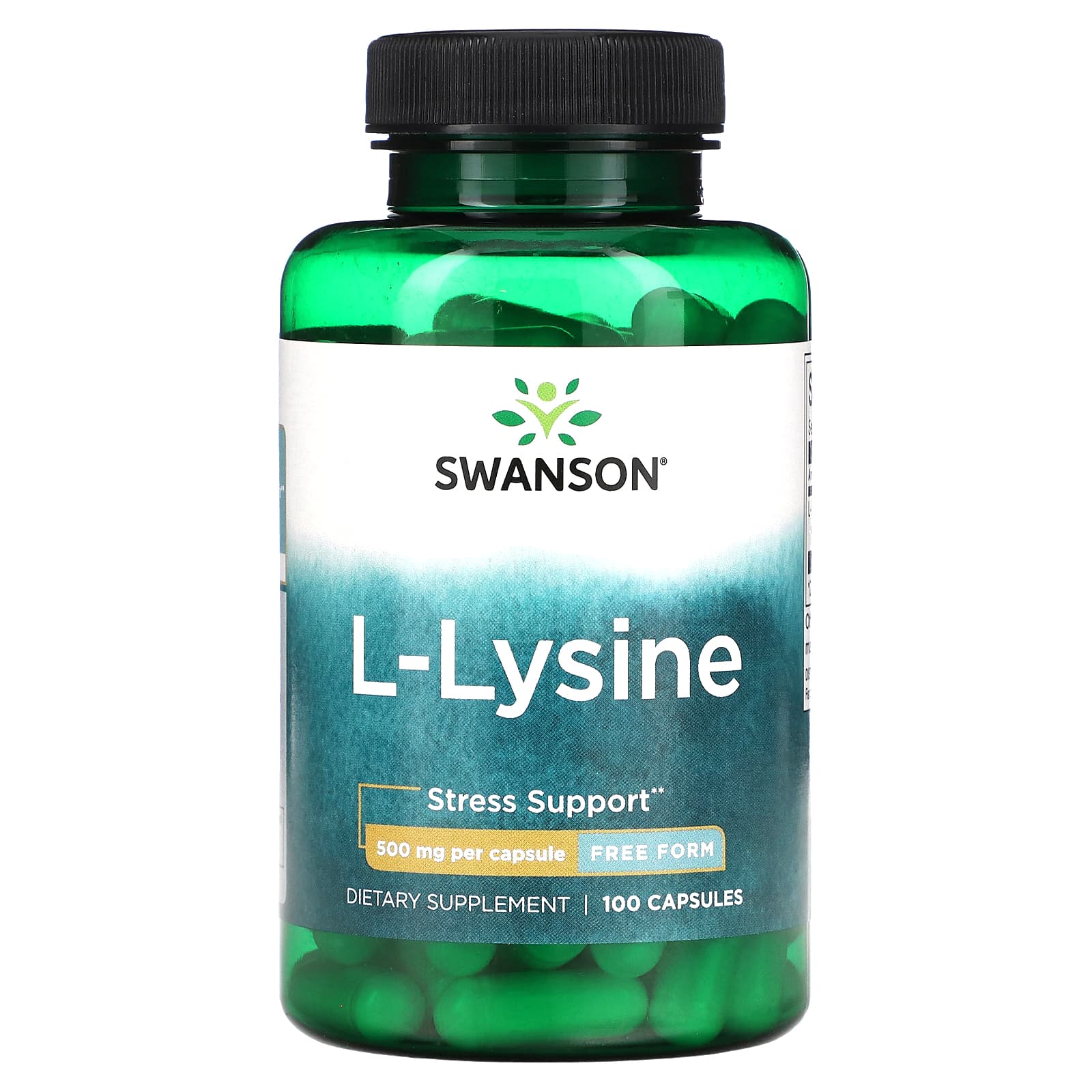 

L-Lysine, 500Mg, 100 Capsules
