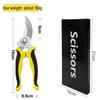 Multifunctional Stainless Steel Pruning Shears for Gardening, Grafting, and Flower Branches