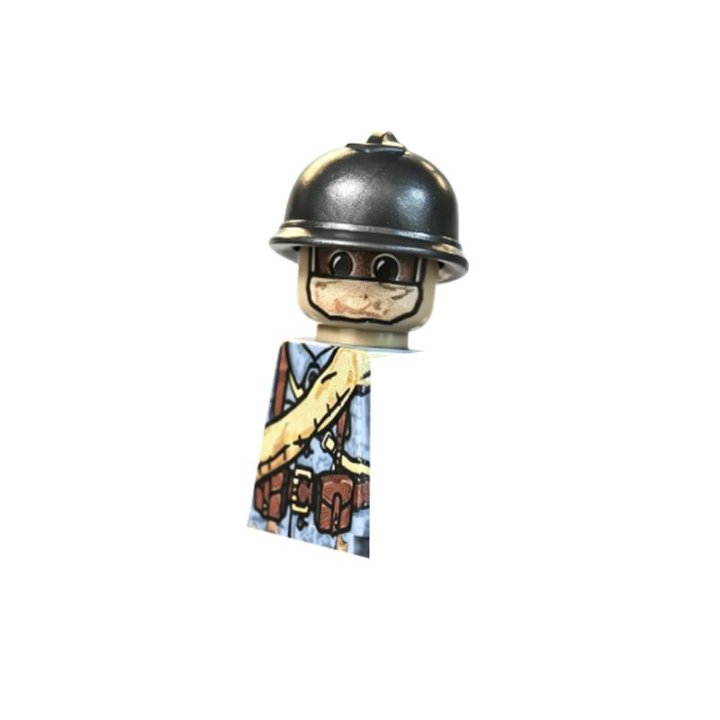 MOC UV Printing Military Building Blocks Accessories Soldier Figures Special Forces Army Sniper Police Bricks Toy Children Gift