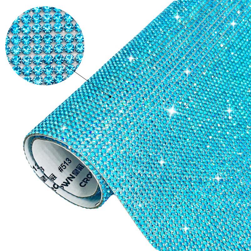 Self-Adhesive Rhinestone Sheets for DIY Car Decoration and Jewelry