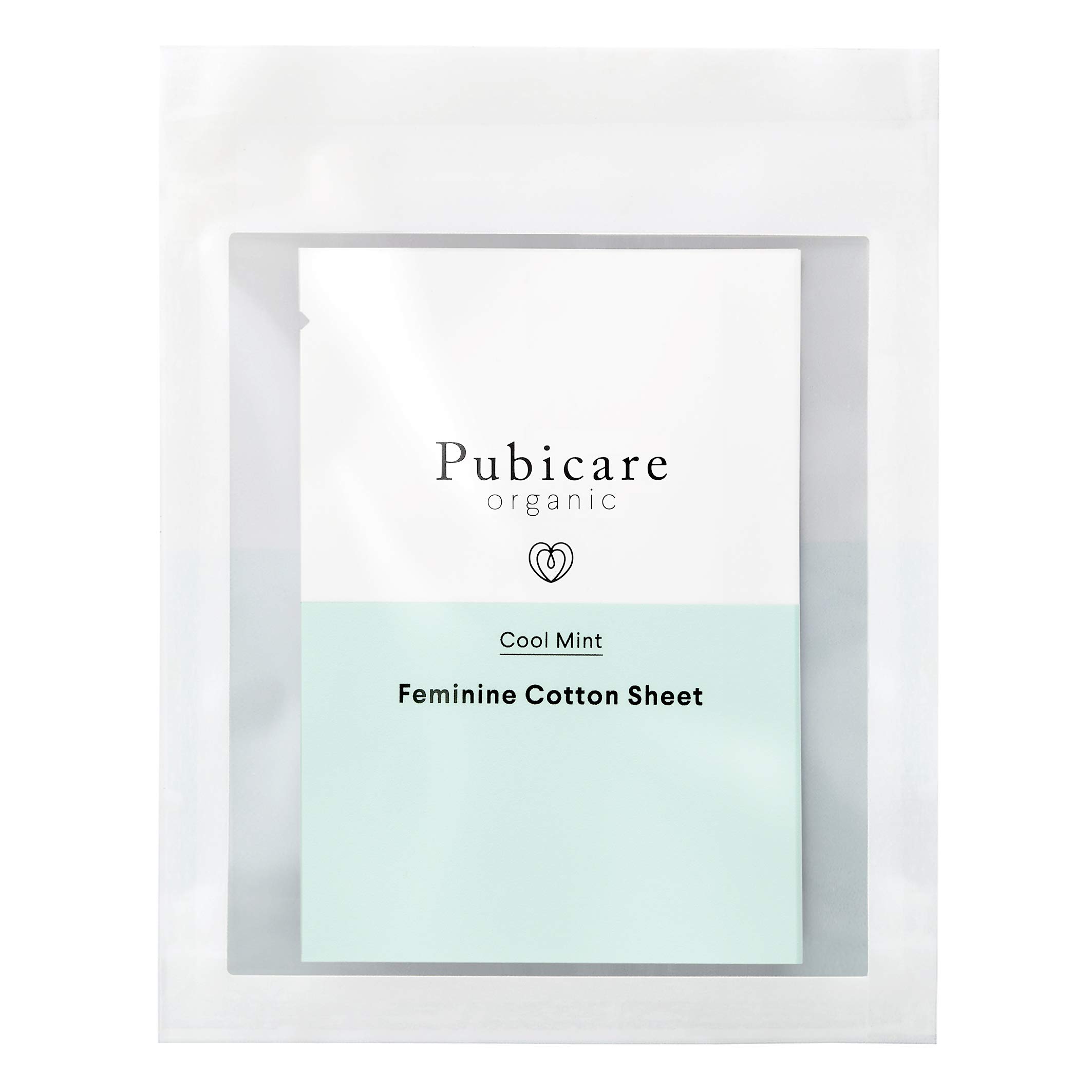 

Pubicare Organic Feminine Cotton Cool 5 Sheets Sheets, Mint,