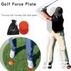 Golf Swing Pedal Ground Reaction Force Rubber Force Exerciser Step Pad For Golf Lovers Increase Club Head Speed