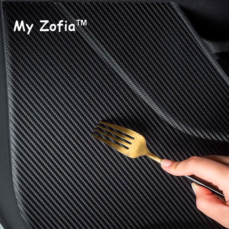 For Chery Tiggo 7 Pro Max 2023 2024 2025 Car Anti-kick Mat Carbon Fiber Car Interior Door Cover Protective Sticker Accessories