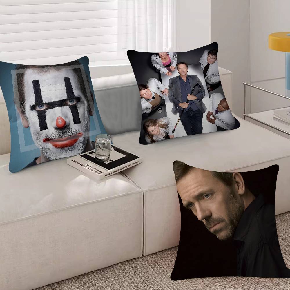 Medical Drama House MD TV Show Pillow Gift Home Office Decoration Bedroom Sofa Car Cushion Cover Case 45x45