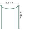 4pcs Plastic Plant Support Stand Semicircle Pile Frame Half Round Flower Cage Stake Garden Fixing Rod Holder Climbing Bracket
