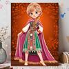 Disney DIY Pearl Art Painting Anna In Frozen’s Coronation Style Home Wall Decoration Pearl Gemstone Painting Pictures Crafts Home Decoration