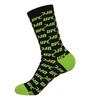 UFC Monogram Crew Socks Black U2SCU3303BK
