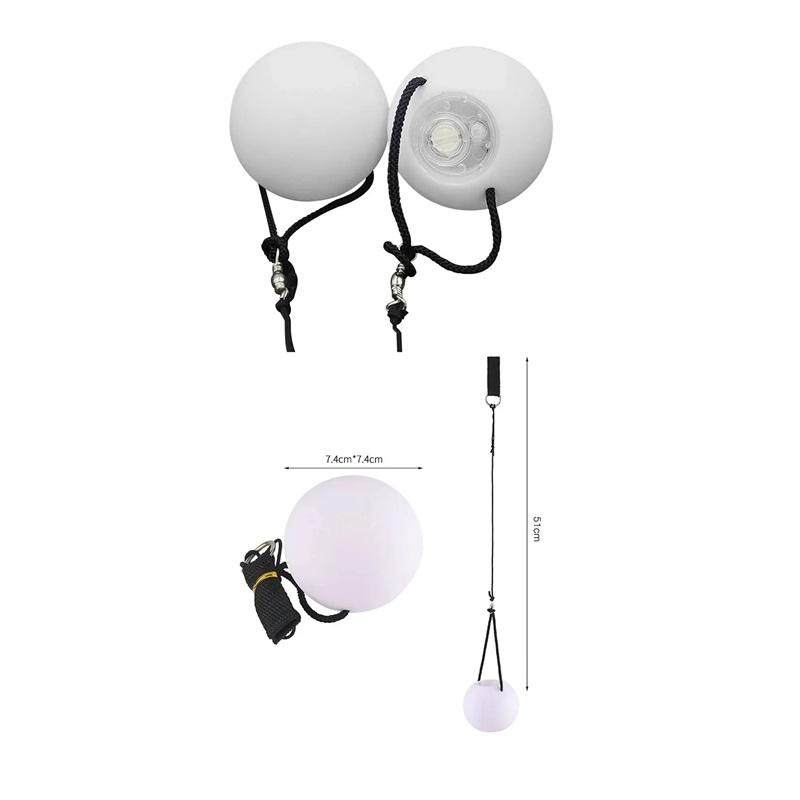 LED for Belly Dance Accessory Multi-Colored Glow Balls Light Up for Party Dance Throwing Ball Shaped Stage Light Party Decor