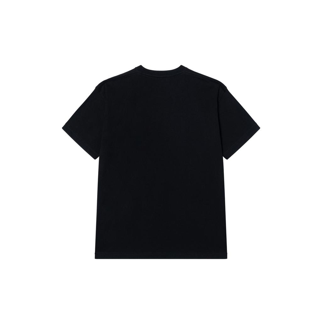 Balenciaga Mosaic Logo BB Alphabet Loose Short Sleeve Black Women's 612965TKVI71070