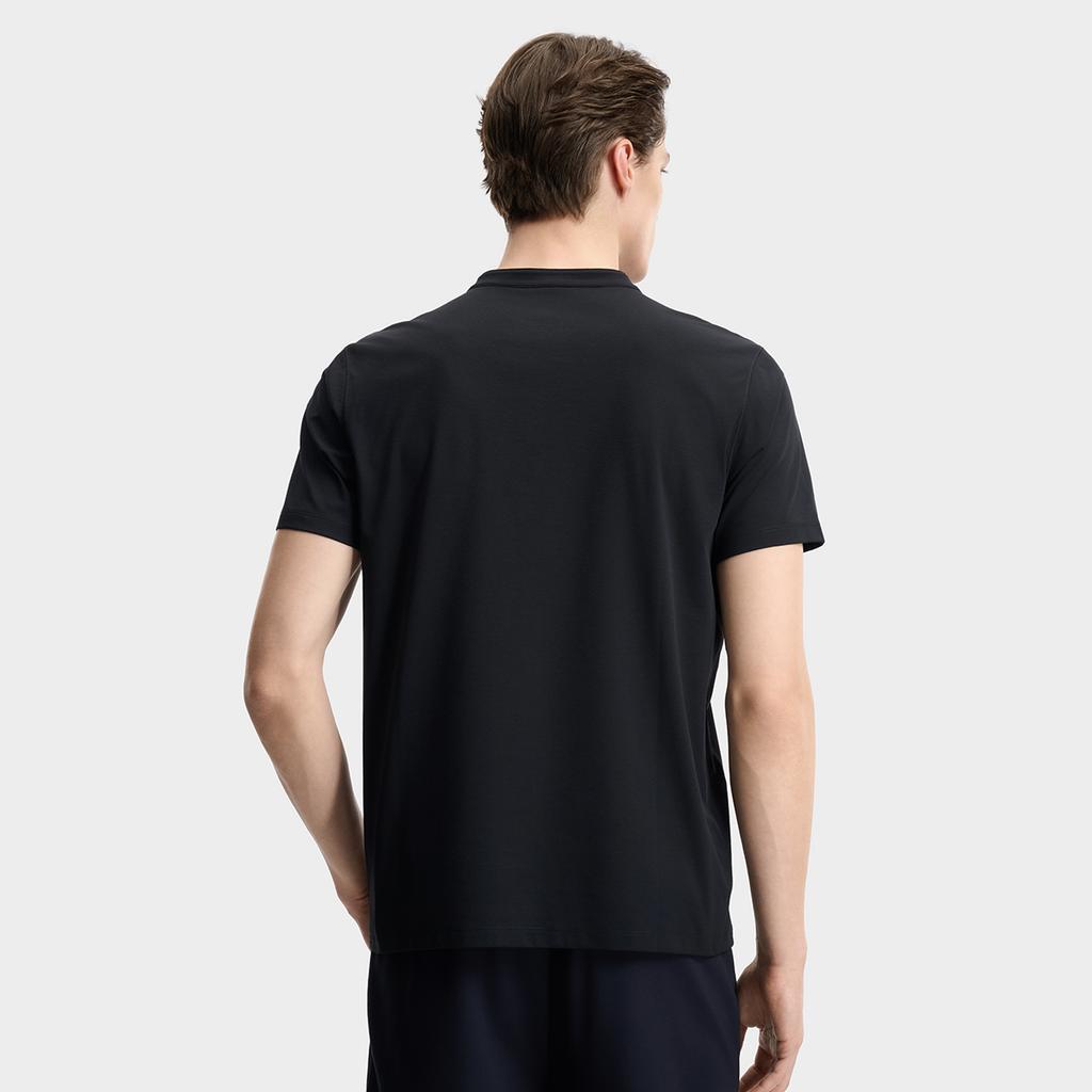 FILA Fitness Fashion Minimalist Classic Sports Training Casual Comfortable Short Sleeve T-Shirt Men tops Black A51M621101FBK