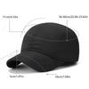 Short-Brimmed Solid Color Baseball Cap Outdoor Quick-drying Golf Fishing Hat Summer Breathable Adjustable Sun Protection Hats