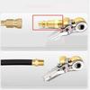 2 Stück Geschlossener Kugel Reifenfüller 1/4 Zoll FNPT Robuster Metallclip Verriegelnder Luftfüller 250 PSI Max Luftkompressor Zubehör