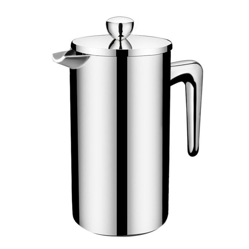 700ml French Press Coffee Maker Stainless Steel Cafe Cafe Cafe Household Pot Tea Kettle Coffee-Coffee Boiler | Coffee Pots