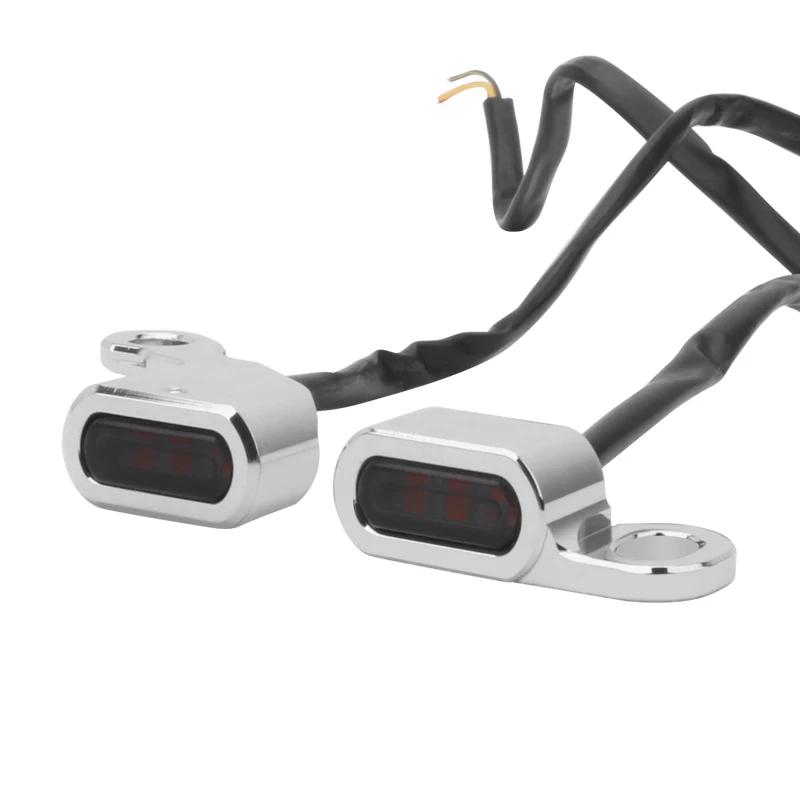 Motorcycle Mini LED Turn Signal Light Running Indicator Lamp For Harley Softail 00-14 Dyna 99-17 Sportster XL883 1200 X48 96-03