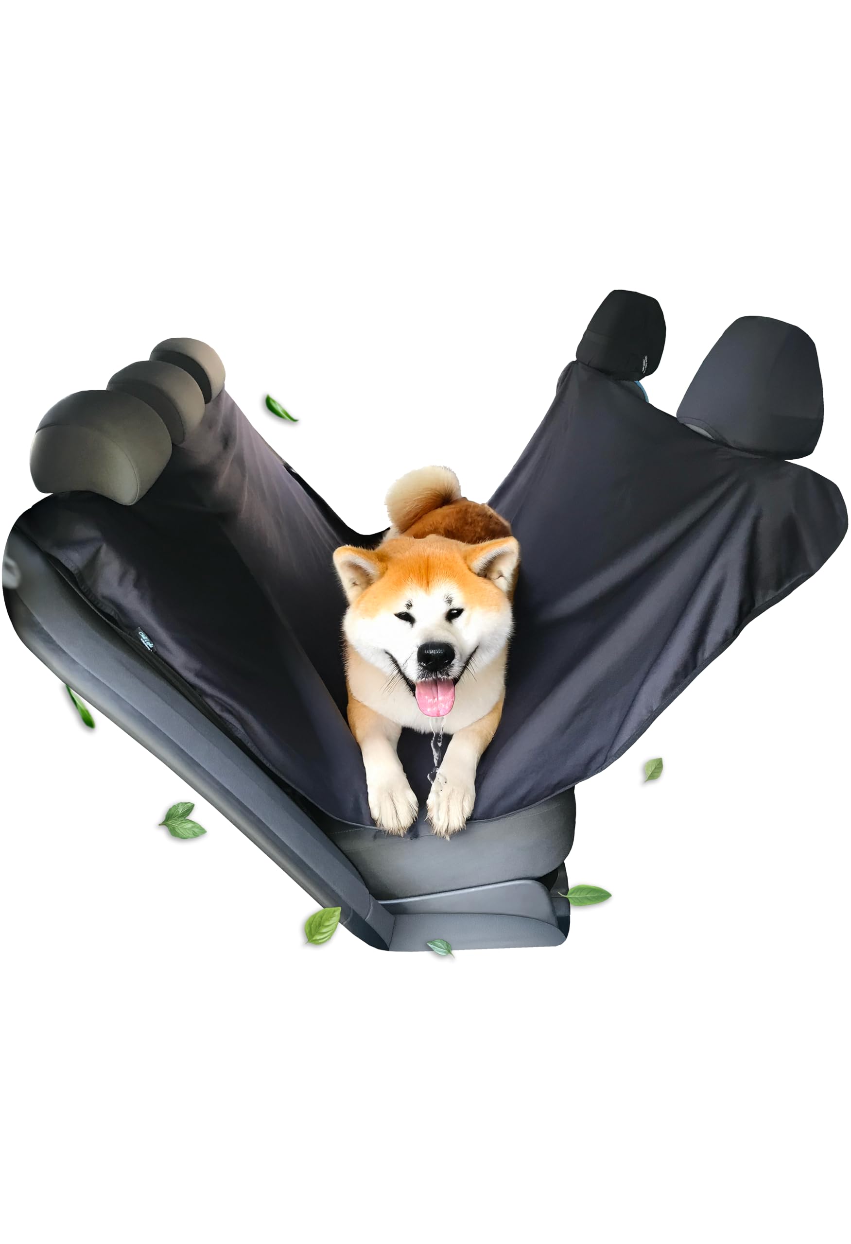 

AUTHENTICS Гамак на заднее сиденье для автомобилей Чехлы Chill-Light, Стиль, Подходит для собак, Устойчивый к пятнам, Водонепроницаемый, Антибактериальный, Дезодорирующий, Универсальный, чёрный